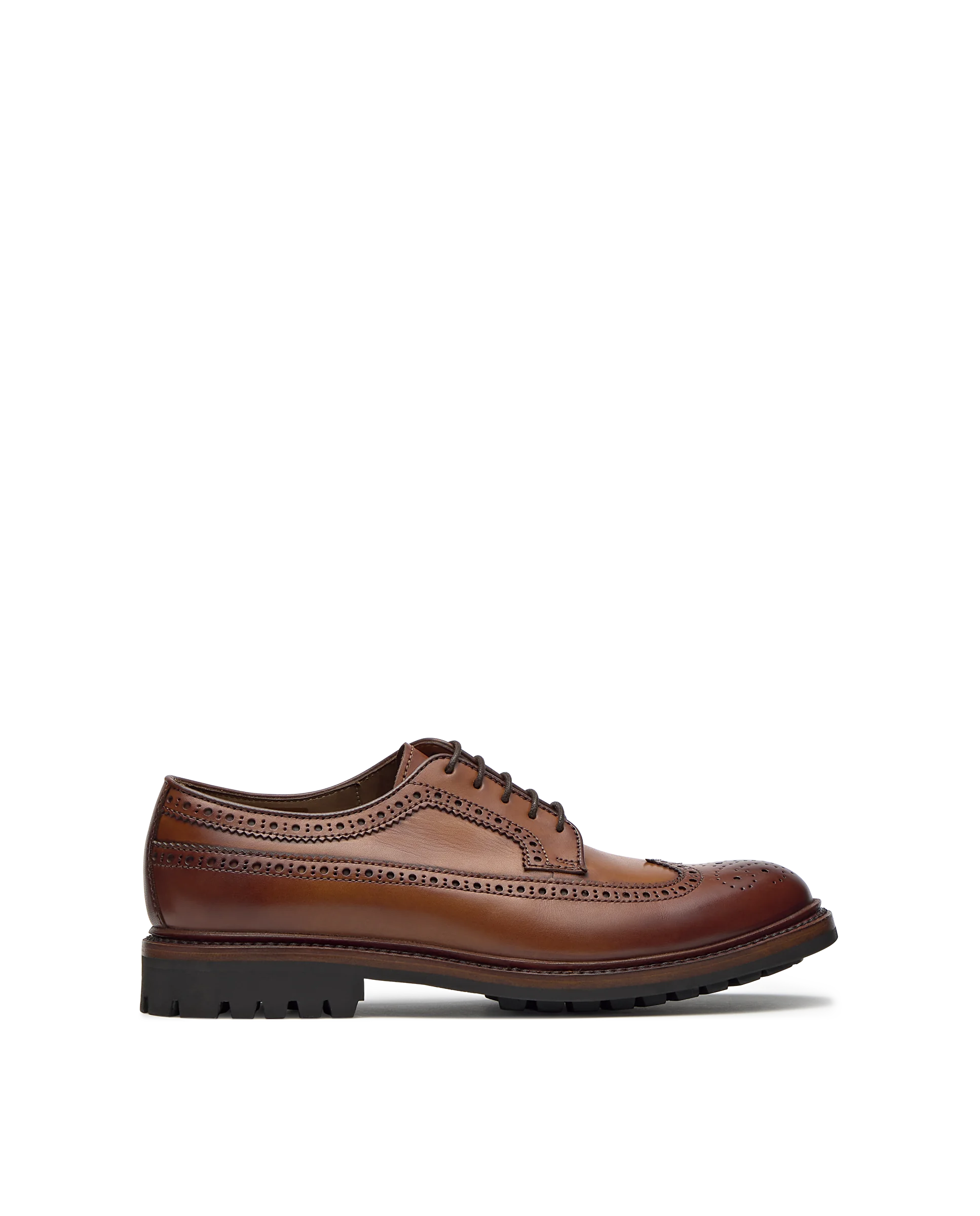 Brown Crust Anilin Calf Derby