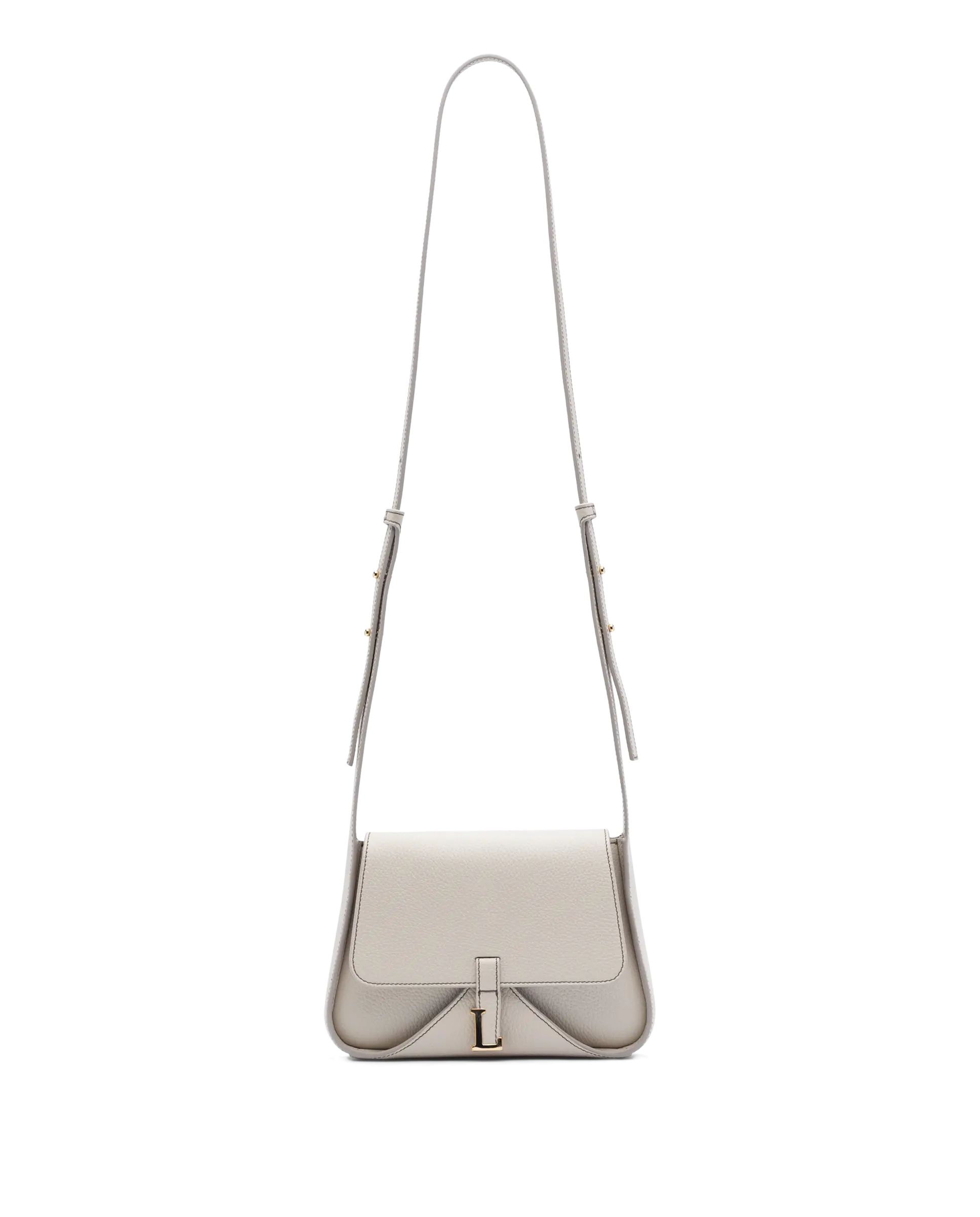 Bolso shopper L piel blanco roto