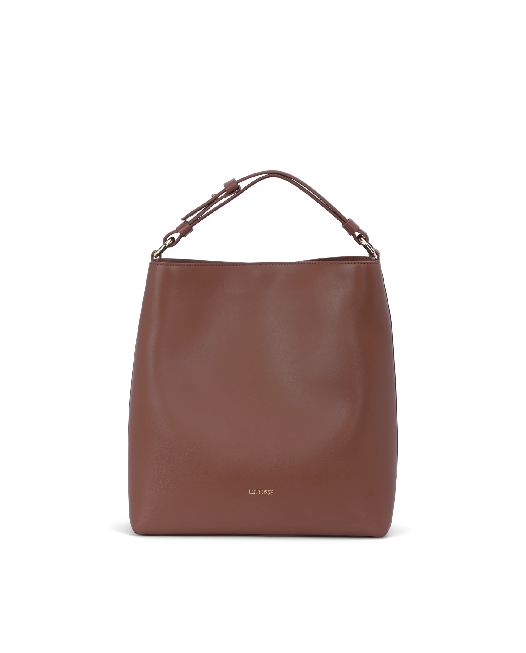 Néonoé leather handbag Louis Vuitton Brown in Leather - 28485736