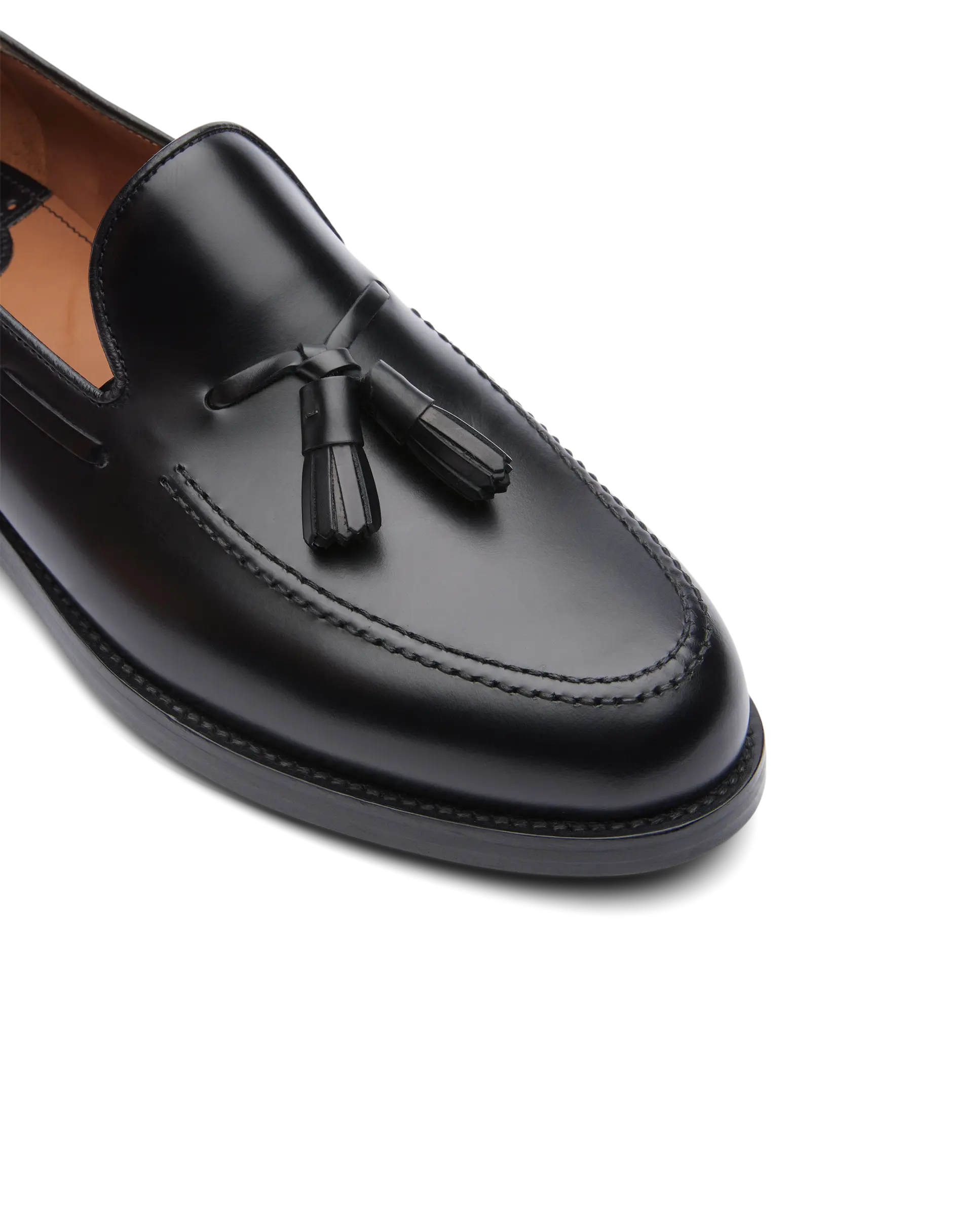  Lottusse Mocasines con borlas L3087 para hombre, Negro - :  Ropa, Zapatos y Joyería