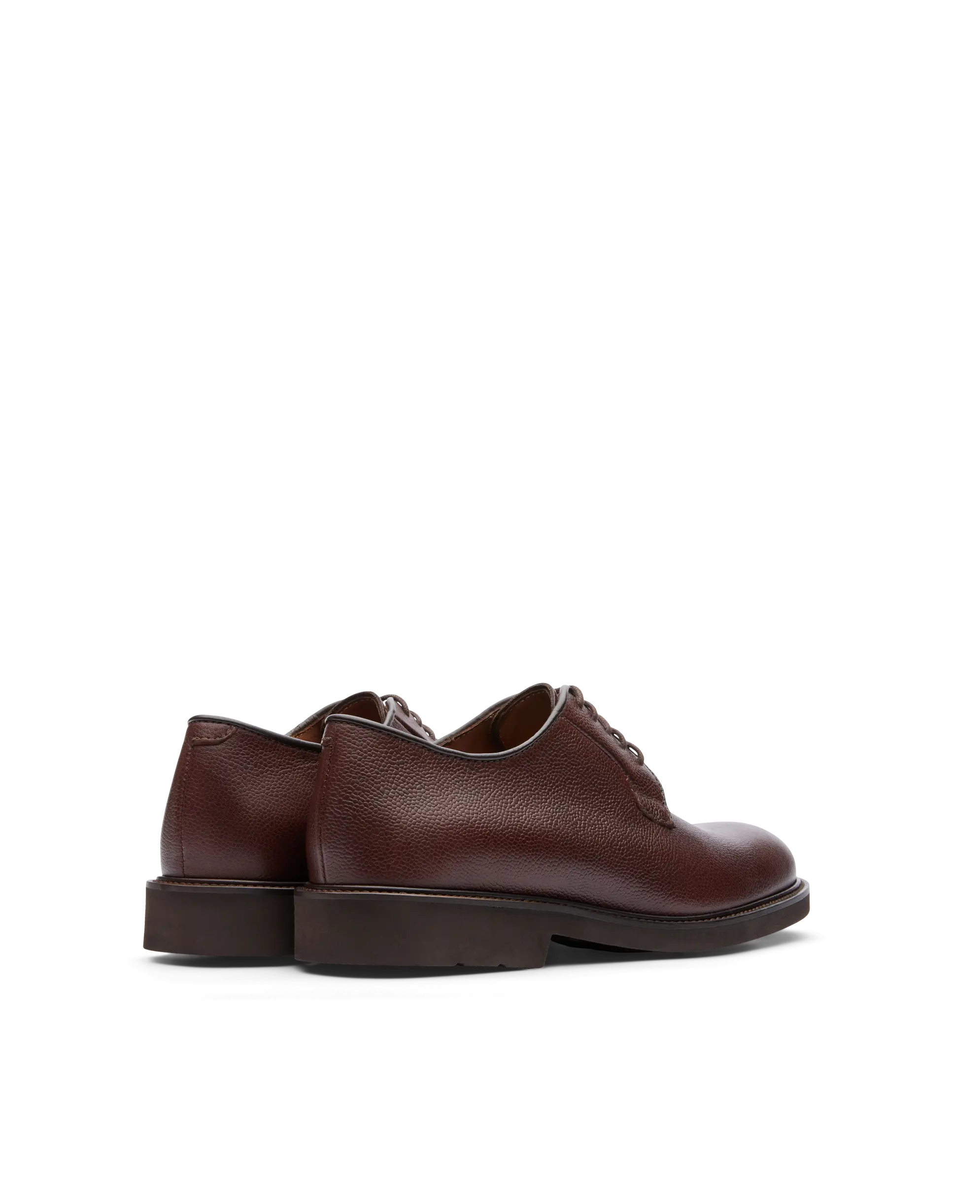 Brown Embossy Grain Calf Derby