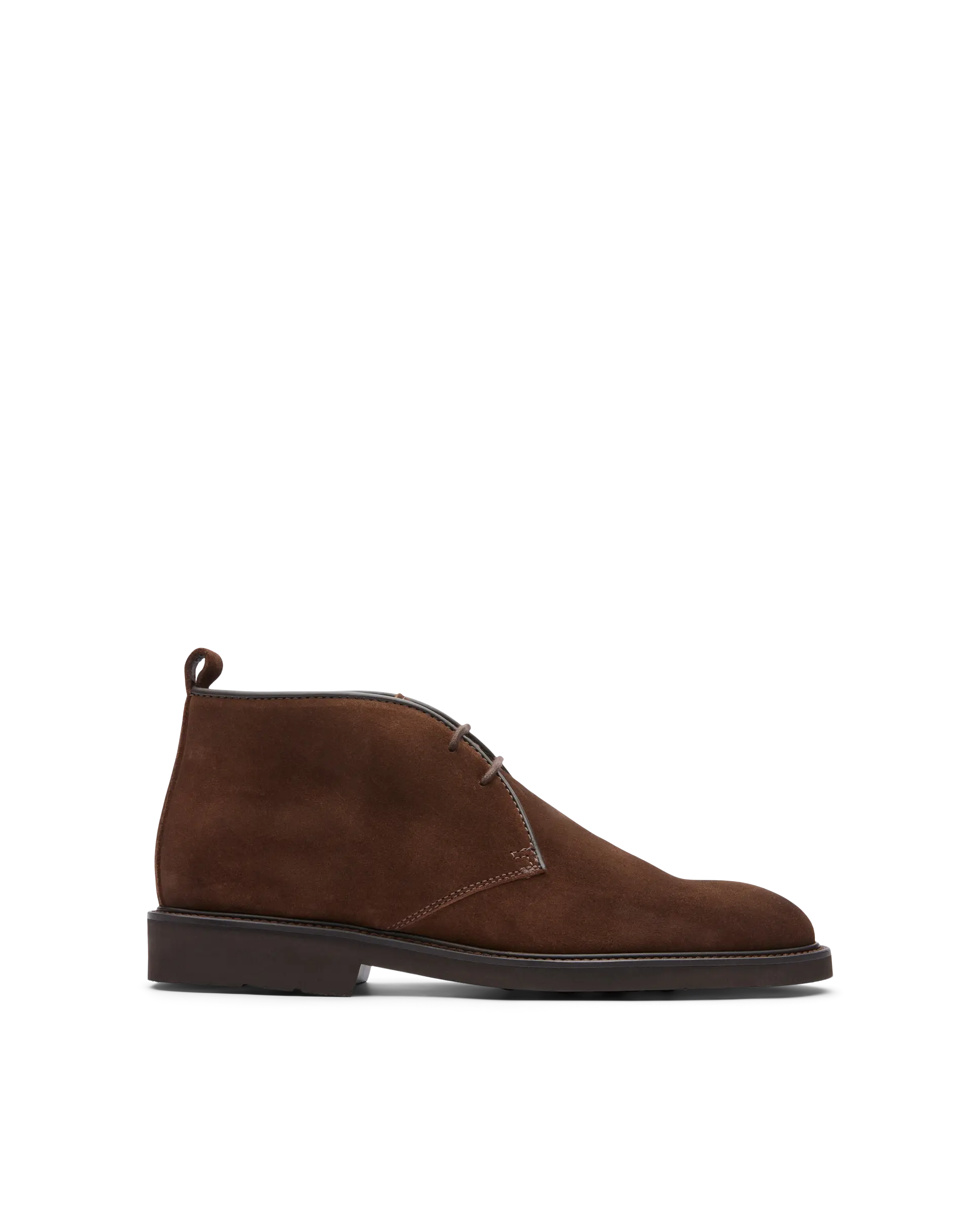 Botin piel marron online hombre