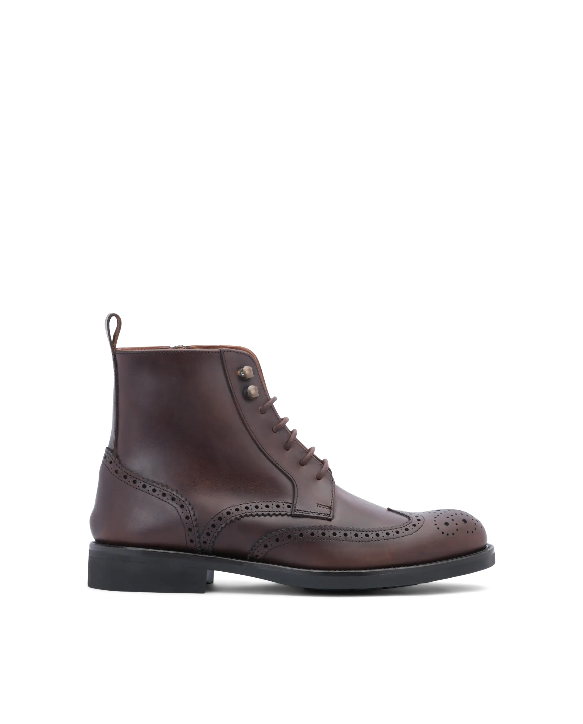 Zapatos Derby Lottusse Modelo Chelsea Marron Chromex Brown Norfolk Black  Cosida Para Hombre – Tascon