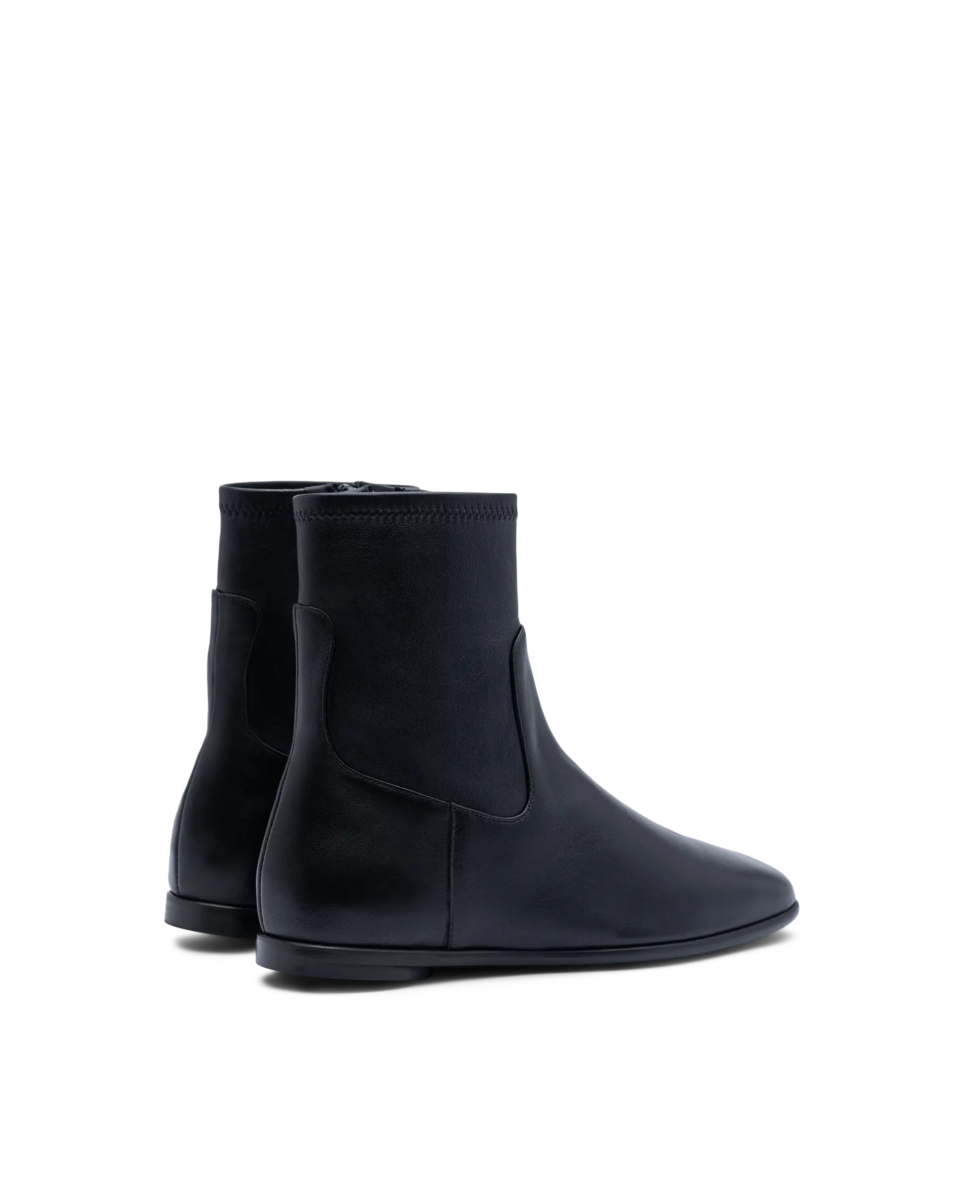 Sale black clearance leather ankle boots