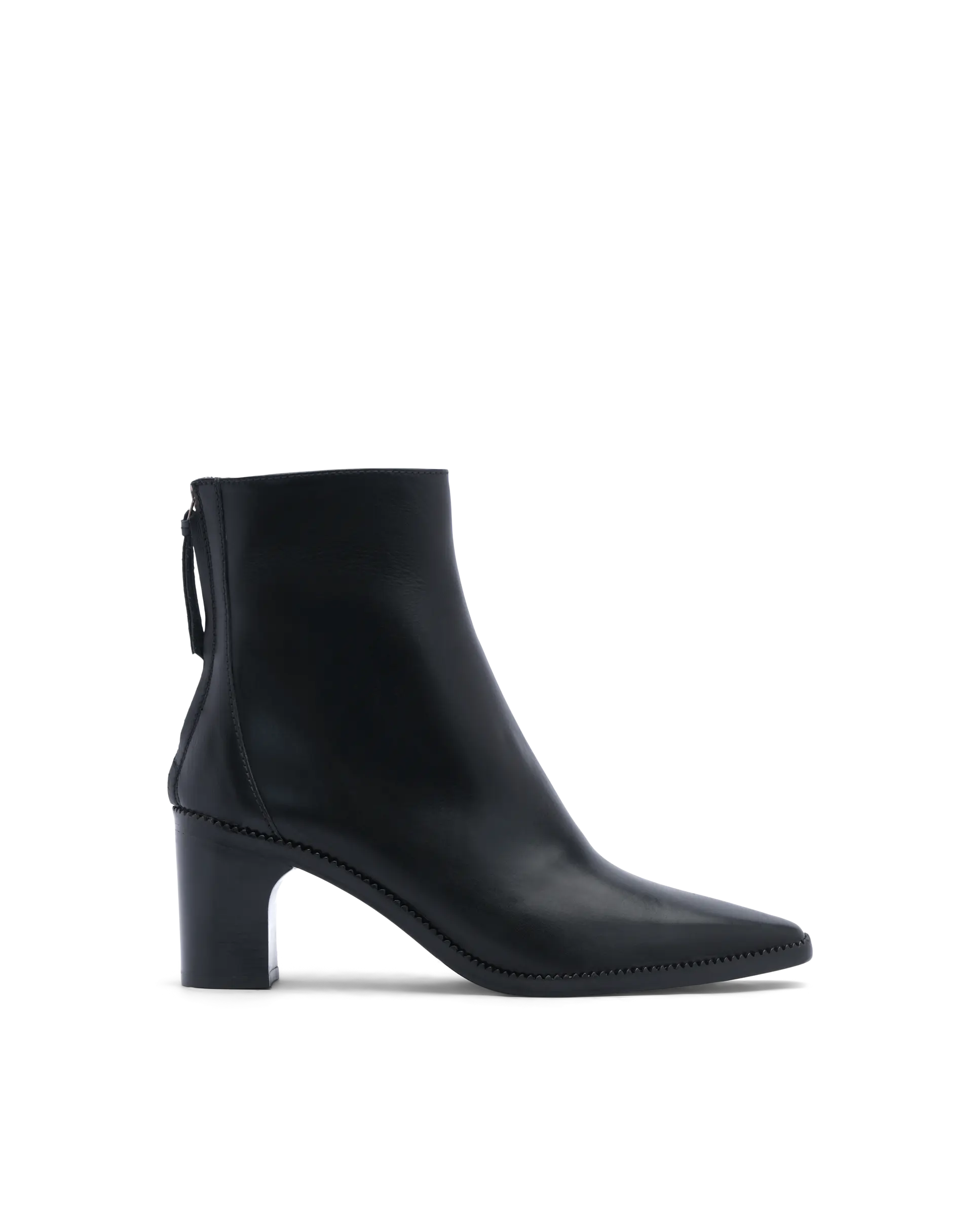 RAID Seren heeled ankle boots with zip detail in black | ASOS