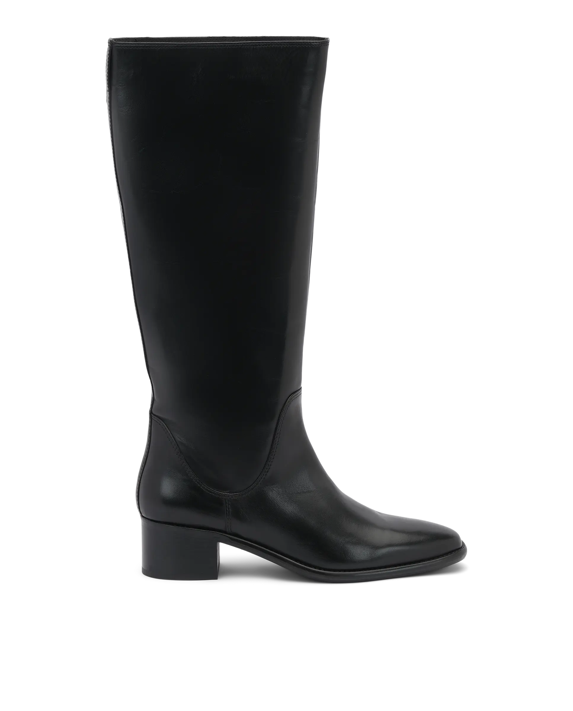 womens black calf boots uk