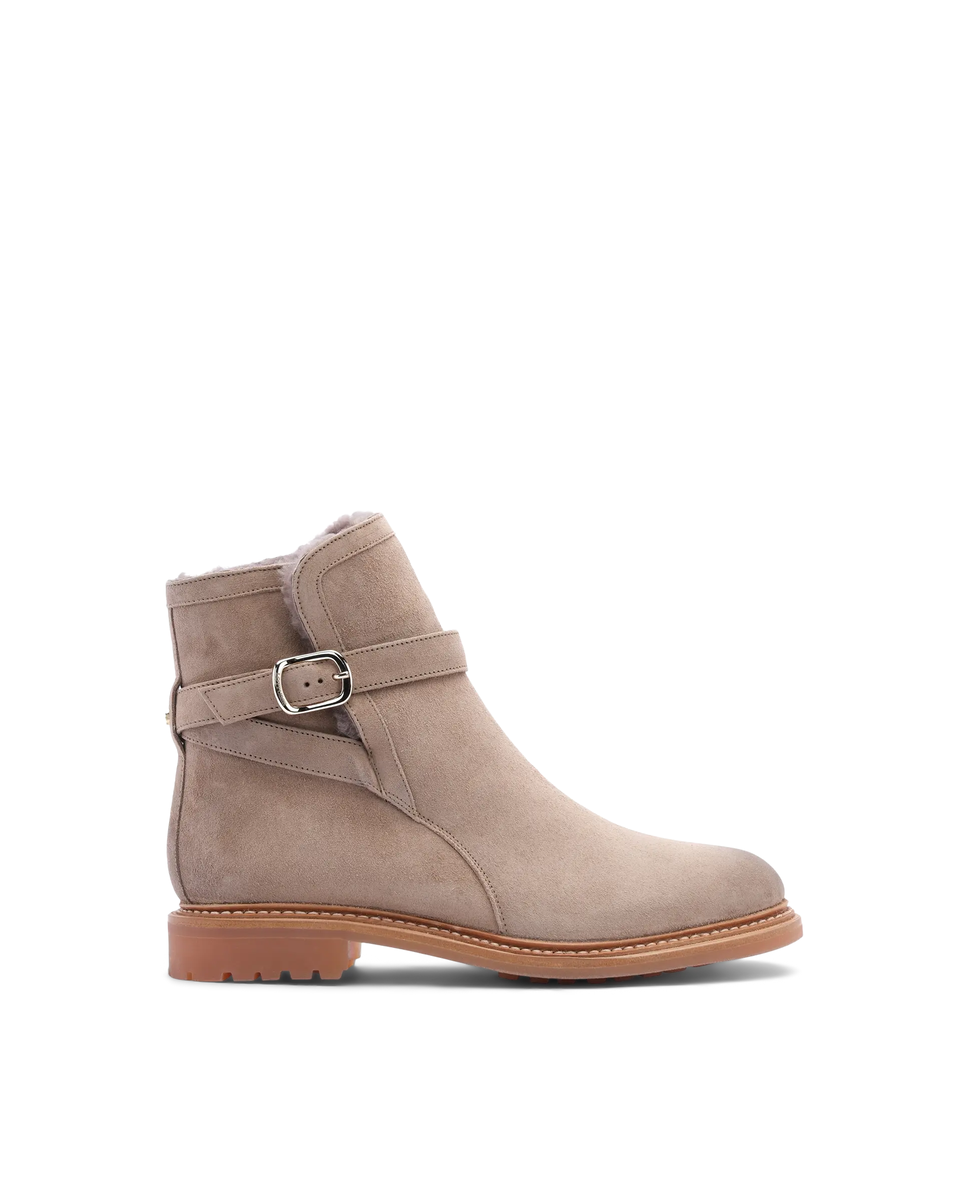 Taupe leather clearance ankle boots