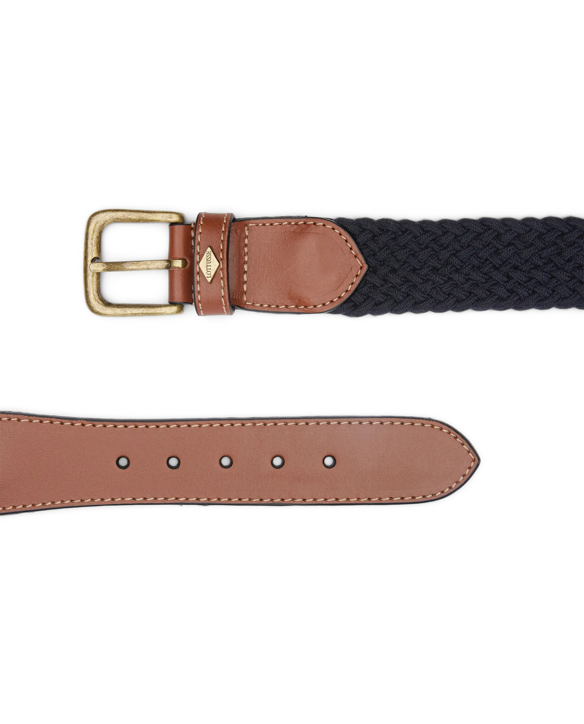 Lottusse VV00287-005 Cinturón - Men's braided belts: Lottusse