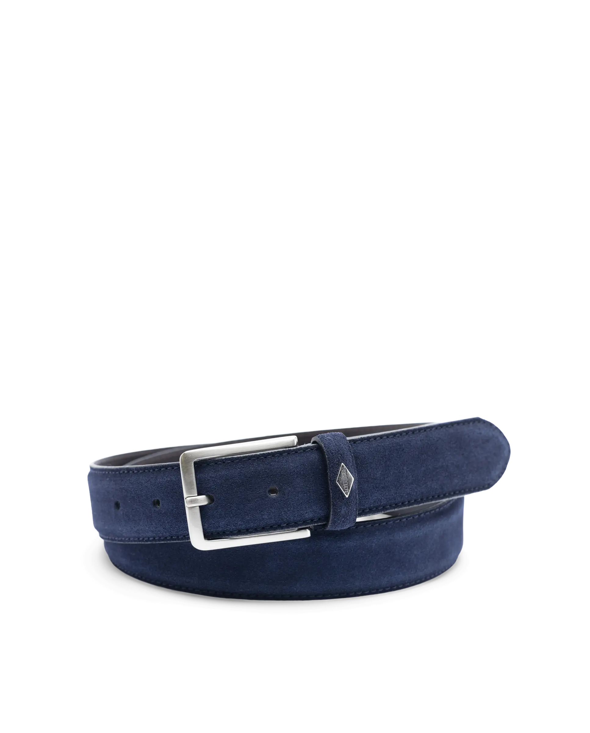 Men's Navy Belt and Buckle